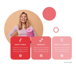 Gym, Pool And Spa Areas - Free One Page Website