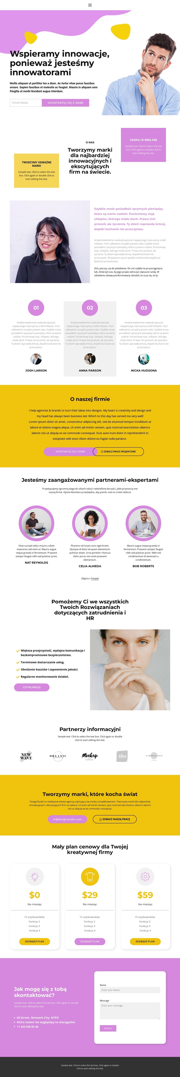 Najgorętsze projekty stron internetowych Motyw WordPress