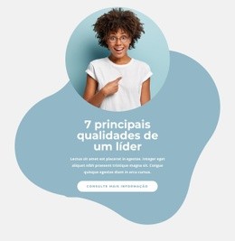 7 Principais Qualidades De Um Líder – Modelo HTML5 Fácil De Usar