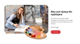 HTML-Webbplats För Rita Och Skissa För Nybörjare