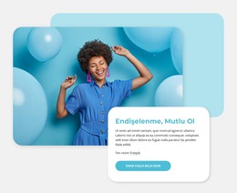 Doğum Günü Partisi Fikirleri - HTML Web Sayfası Şablonu