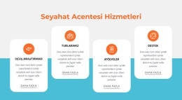 Seyahat Ve Tur Paketleri - Kullanıma Hazır HTML5 Şablonu