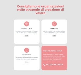 Società Di Servizi Professionali - Pagina Di Destinazione Gratuita, Modello HTML5