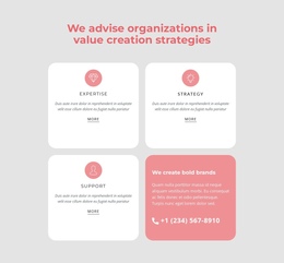 Professional Service Company - Functionality One Page Template