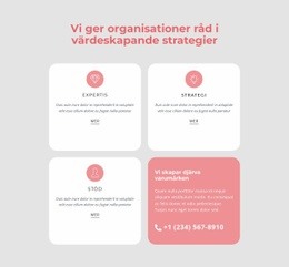 Professionellt Serviceföretag Responsiv CSS-Mall