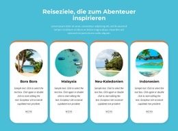 Ein Exklusives Website-Design Für Outdoor-Abenteueraktivitäten