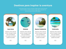 Actividades De Aventura Al Aire Libre - Plantillas De Sitios Web Personales