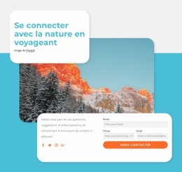 Conception De Sites Web Polyvalents Pour Voyage Nature