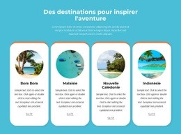 Activités D'Aventure En Plein Air – Modèles De Sites Web Réactifs