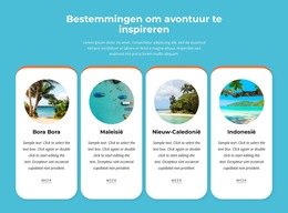 Avontuurlijke Buitenactiviteiten - Persoonlijke Websitesjablonen