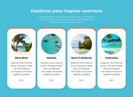 Atividades De Aventura Ao Ar Livre - Modelos De Sites Responsivos