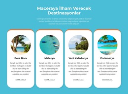 Açık Hava Macera Aktiviteleri - Kişisel Web Sitesi Şablonları