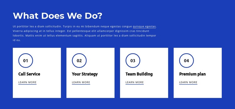 Teamwork and team building CSS Template