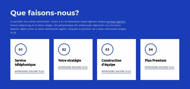 Travail d'équipe et consolidation d'équipe Modèle