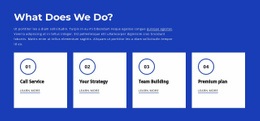 Teamwork And Team Building Web Page Design