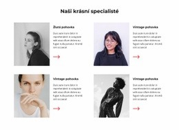 Naši Krásní Specialisté – Návrh Webových Stránek Šablon