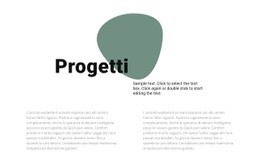 Il Miglior Design Del Sito Web Per Blocco Di Testo E Forma