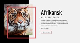 Afrikansk Djurlivsguide Php -Skript