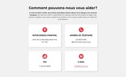 Contacts De Notre Cabinet - Créateur De Sites Web Fonctionnels