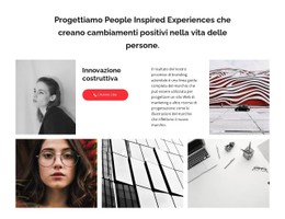 Galleria Con Foto Dell'Ufficio Modello HTML CSS Reattivo