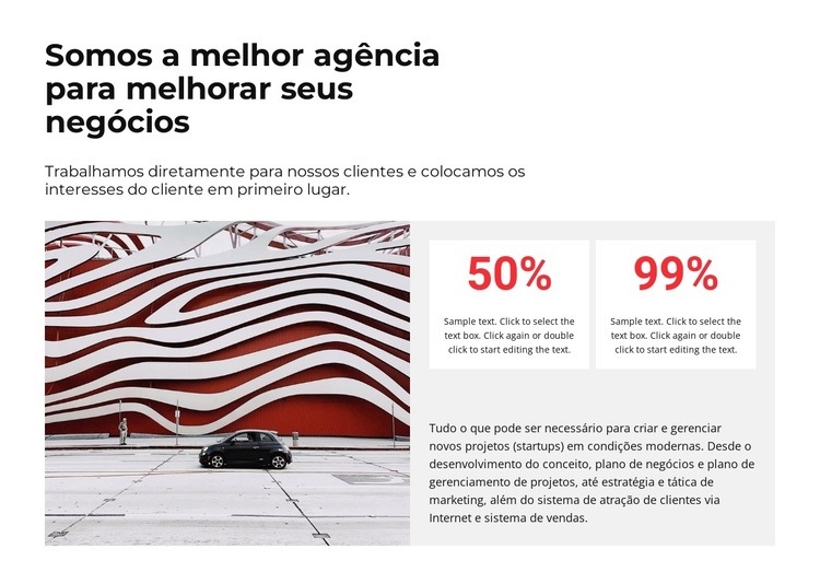 Contador de sucesso Landing Page