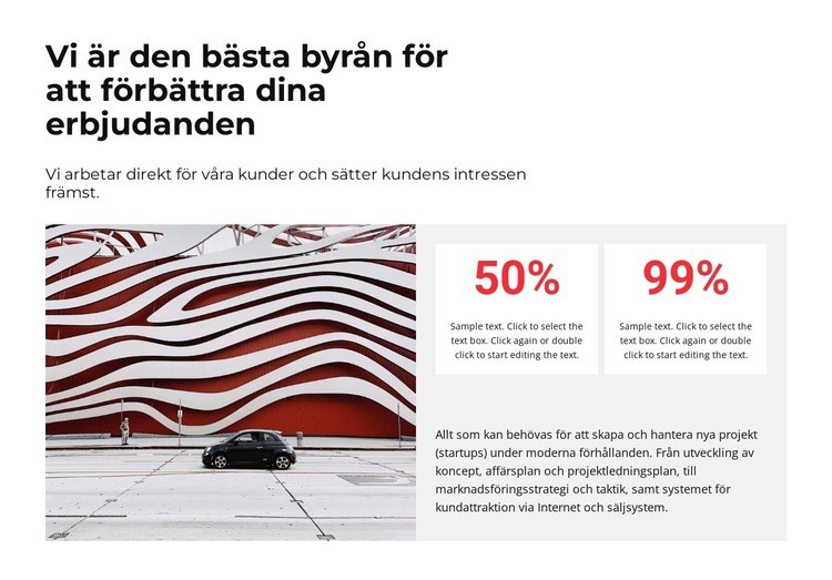 Framgångsräknare Hemsidedesign