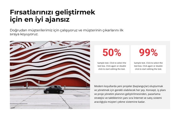 Başarı sayacı Web sitesi tasarımı