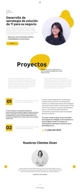 Proyecto De Diseño: Plantilla HTML5 Lista Para Usar