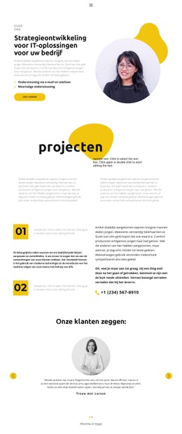 Ontwerpproject CSS-Rastersjabloon