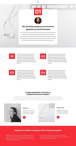 Business From The Start - One Page Html Template