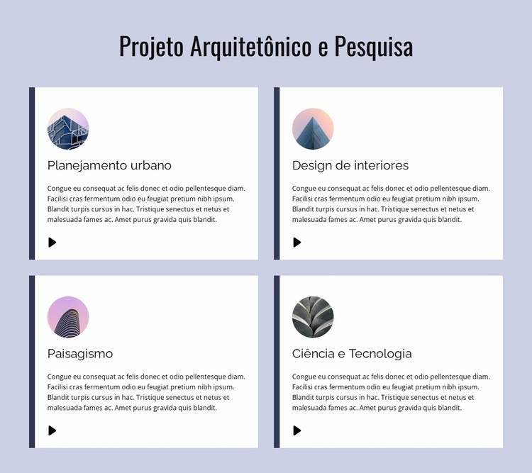 Laboratórios e pesquisas Modelo de uma página