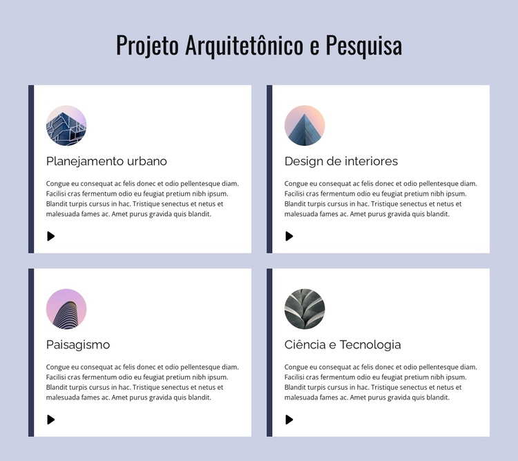 Laboratórios e pesquisas Tema WordPress