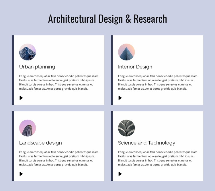 Labs and research Website Mockup