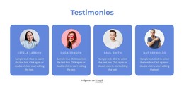 Testimonios En Repetidor De Red - Plantilla De Creación De Sitios Web