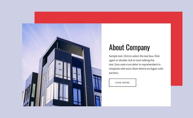 Welcome to our firm Homepage Design