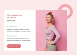 Club Deportivo Y Recreativo - Tema De WordPress