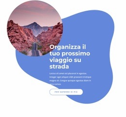 Organizza Il Tuo Prossimo Viaggio - Modello Bootstrap Di Una Pagina