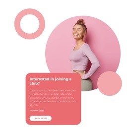 Spring Updates To The Club - Modern Web Page Design