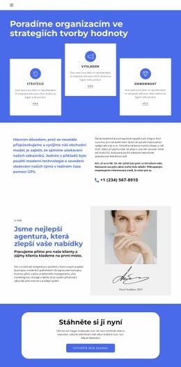 Organizace Fór – Responzivní HTML5 Šablona