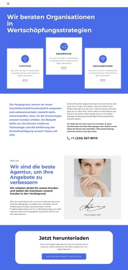 Fantastisches Website-Design Für Organisation Von Foren