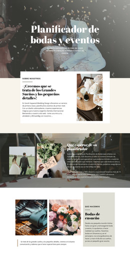 La Boda De Ensueño Más Grande: Sitio Con Descarga De Plantilla HTML