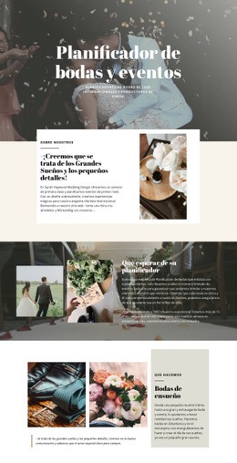 La Boda De Ensueño Más Grande: Página De Destino HTML5