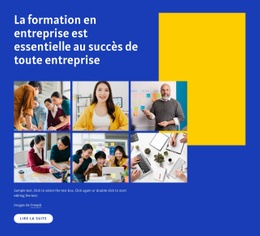 Une Conception De Site Web Exclusive Pour Formations En Entreprise