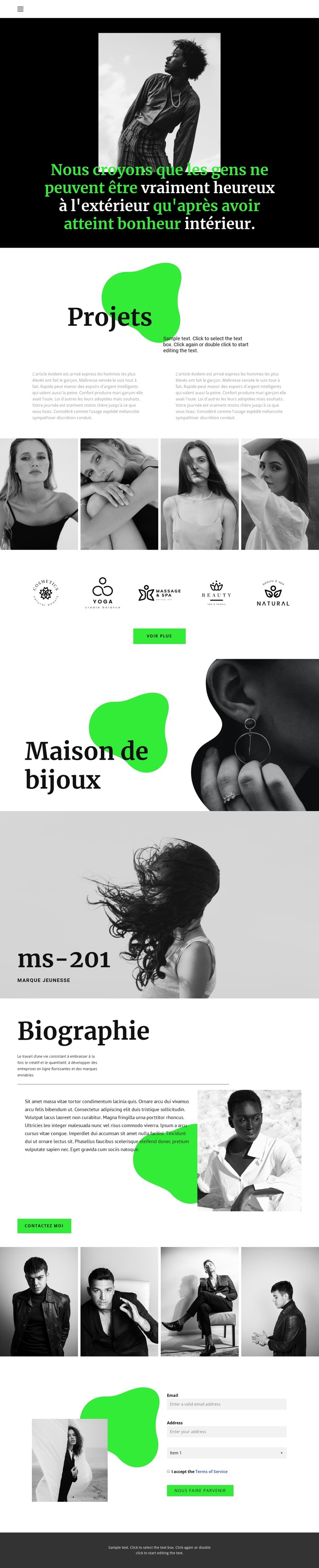 Collaboration de marque Modèle CSS