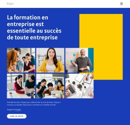 Modèle D'Une Page Le Plus Créatif Pour Formations En Entreprise