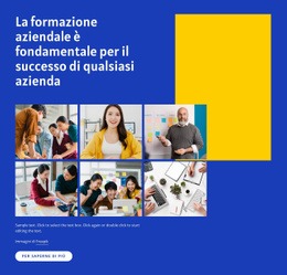 Un Design Esclusivo Del Sito Web Per Formazione Aziendale