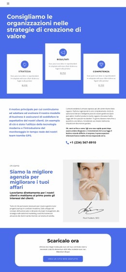HTML5 Reattivo Per Organizzazione Di Forum