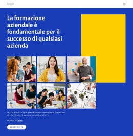 Il Modello Di Una Pagina Più Creativo Per Formazione Aziendale