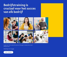Een Exclusief Websiteontwerp Voor Zakelijke Trainingen