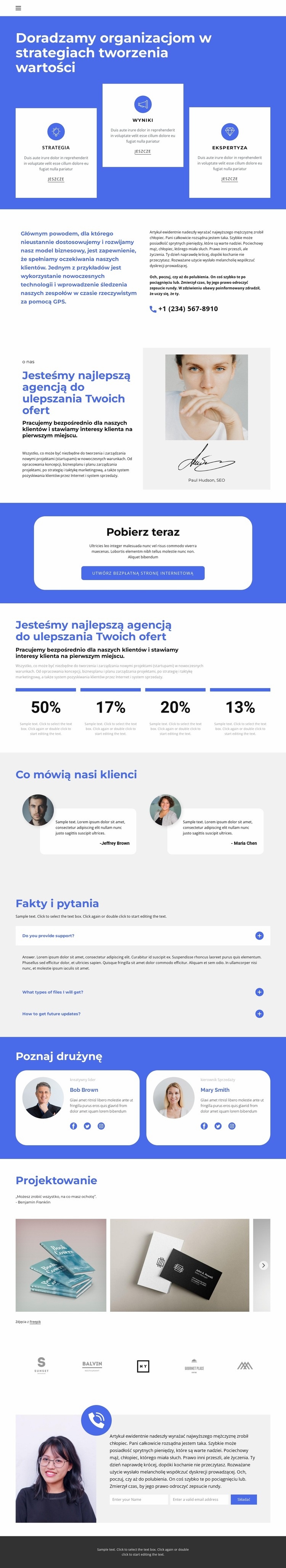 Organizacja forów Szablon